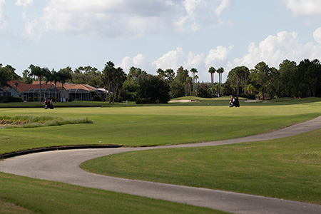 13th fairway of Westchase Golf Course -- a nice, wide par 5.